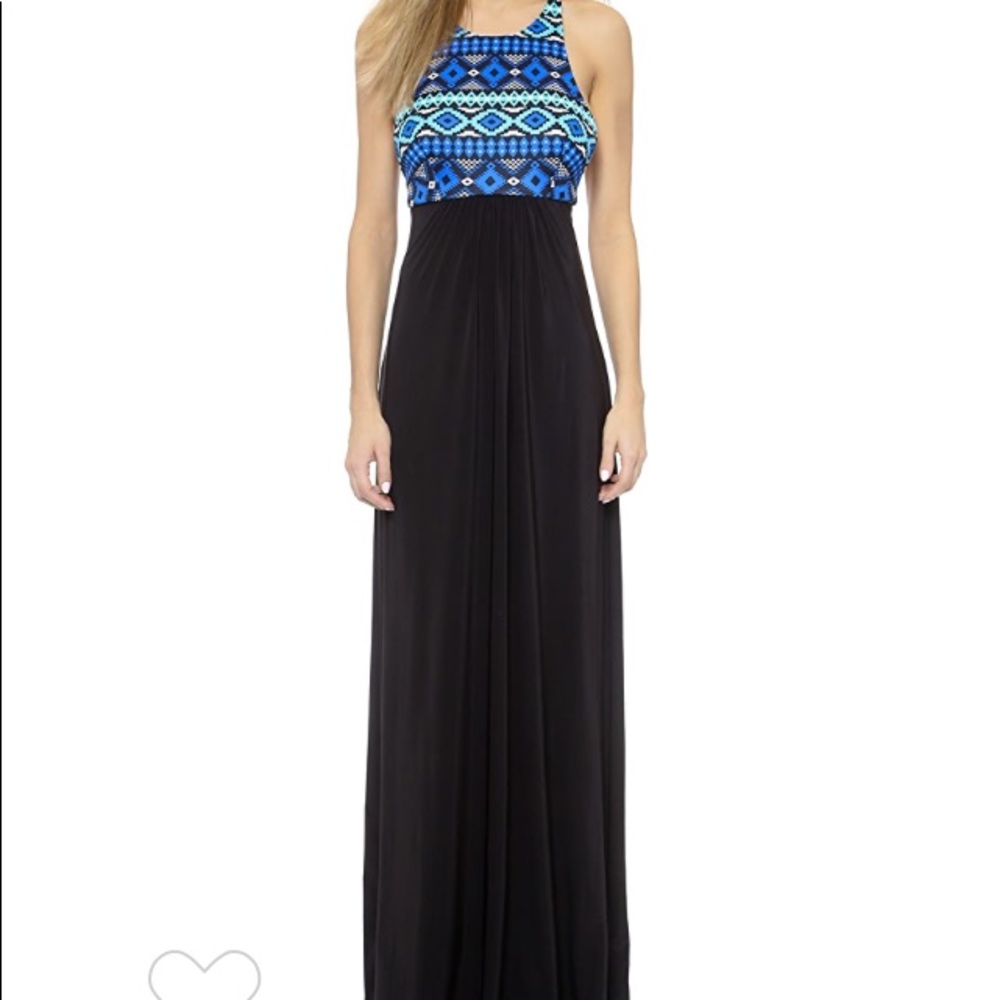 T-bags small 
MISA
Crisscross Back Maxi Dress